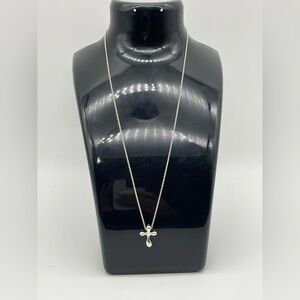 Tiffany and Co Cross Silver 925 Necklace